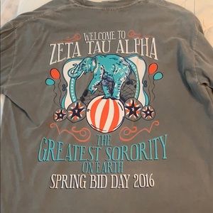 Zeta Tau Alpha long sleeve T-shirt